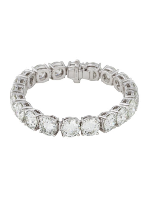 Badgley Mischka 14K 46.48ctw Lab-Grown Diamond Link Bracelet