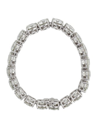 Badgley Mischka 14K 46.48ctw Lab-Grown Diamond Link Bracelet