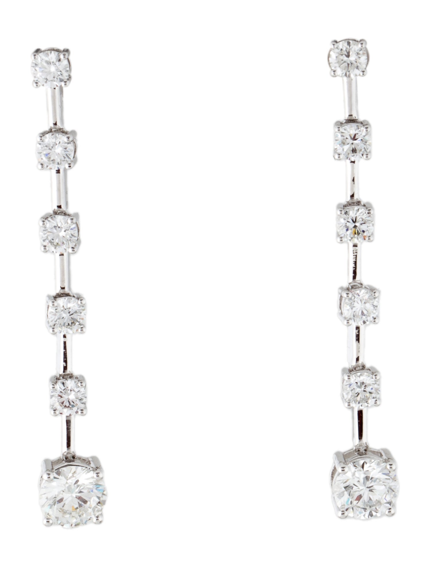 Badgley Mischka 14K 2.24ctw Lab-Grown Diamond Drop Earrings