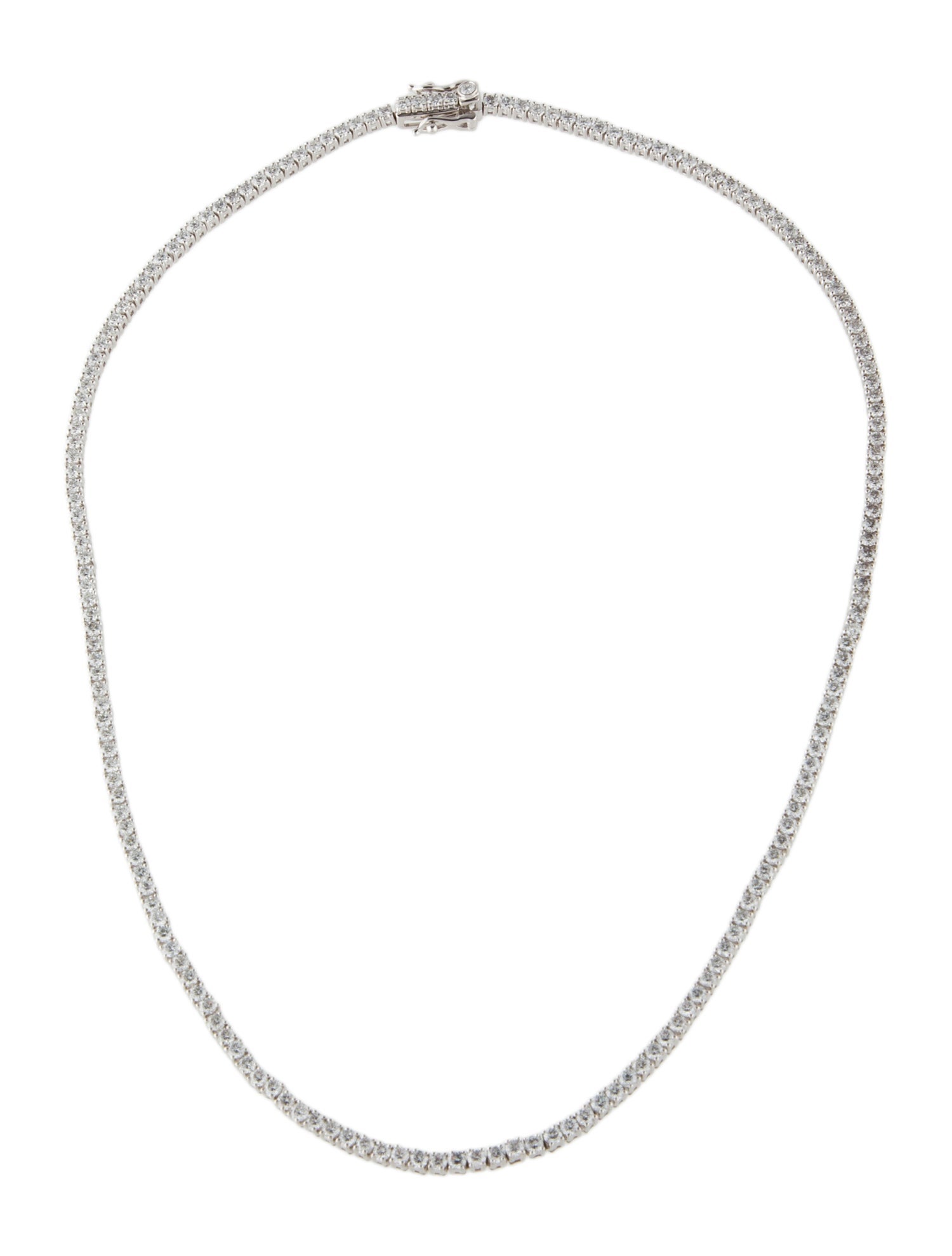 Badgley Mischka 14K 7.06ctw Lab-Grown Diamond Tennis Necklace