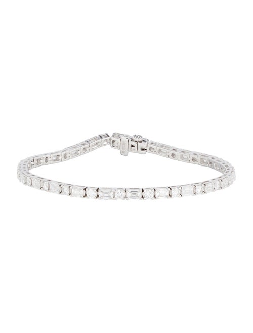 Badgley Mischka 14K 6.96ctw Lab-Grown Diamond Mixed-Cut Bracelet