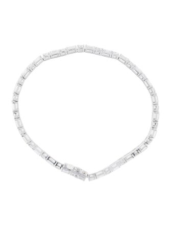 Badgley Mischka 14K 6.96ctw Lab-Grown Diamond Mixed-Cut Bracelet
