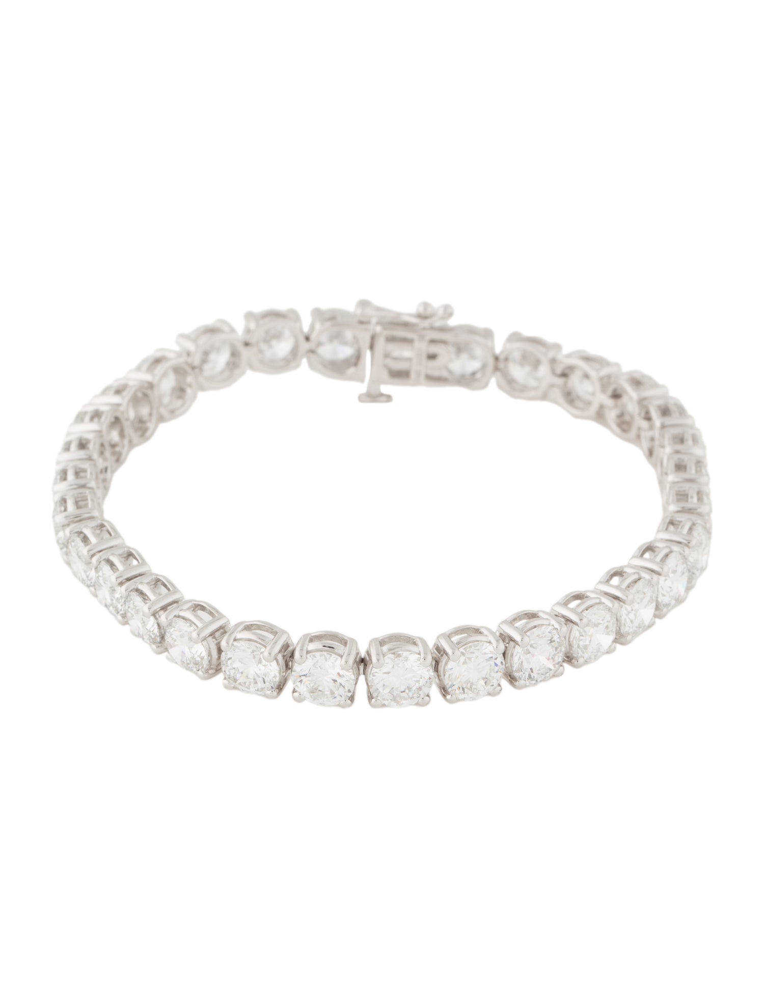 Badgley Mischka 14K 18.50ctw Lab-Grown Diamond Tennis