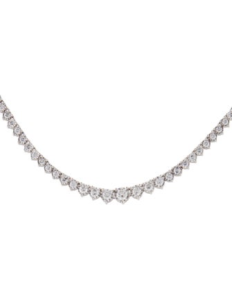 Badgley Mischka 14K 3.00ctw Lab-Grown Diamond Graduated Collar Necklace