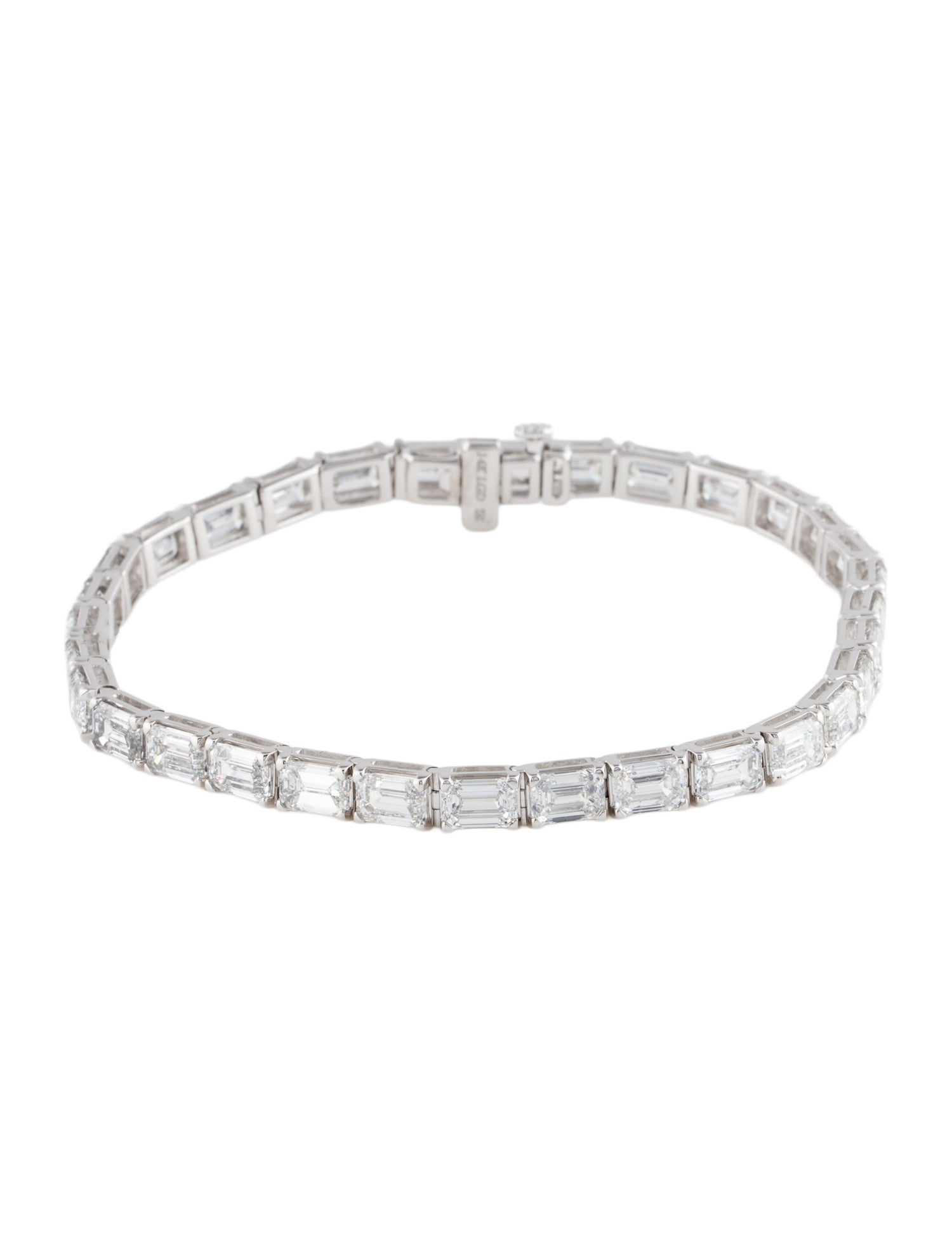 Badgley Mischka 14K 14.21ctw Lab-Grown Diamond Link Bracelet