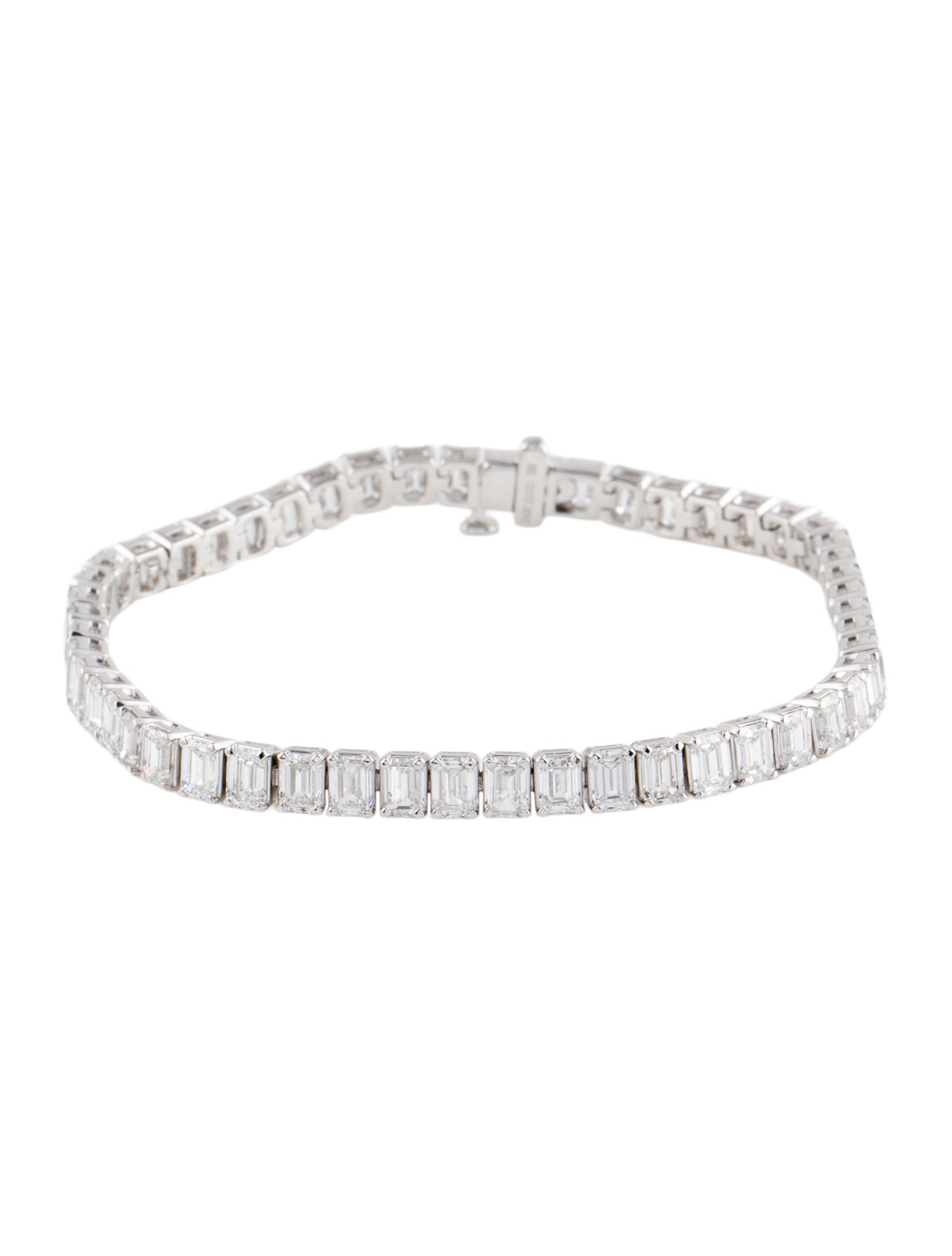 Badgley Mischka 14K 11.40ctw Lab-Grown Diamond Link Bracelet