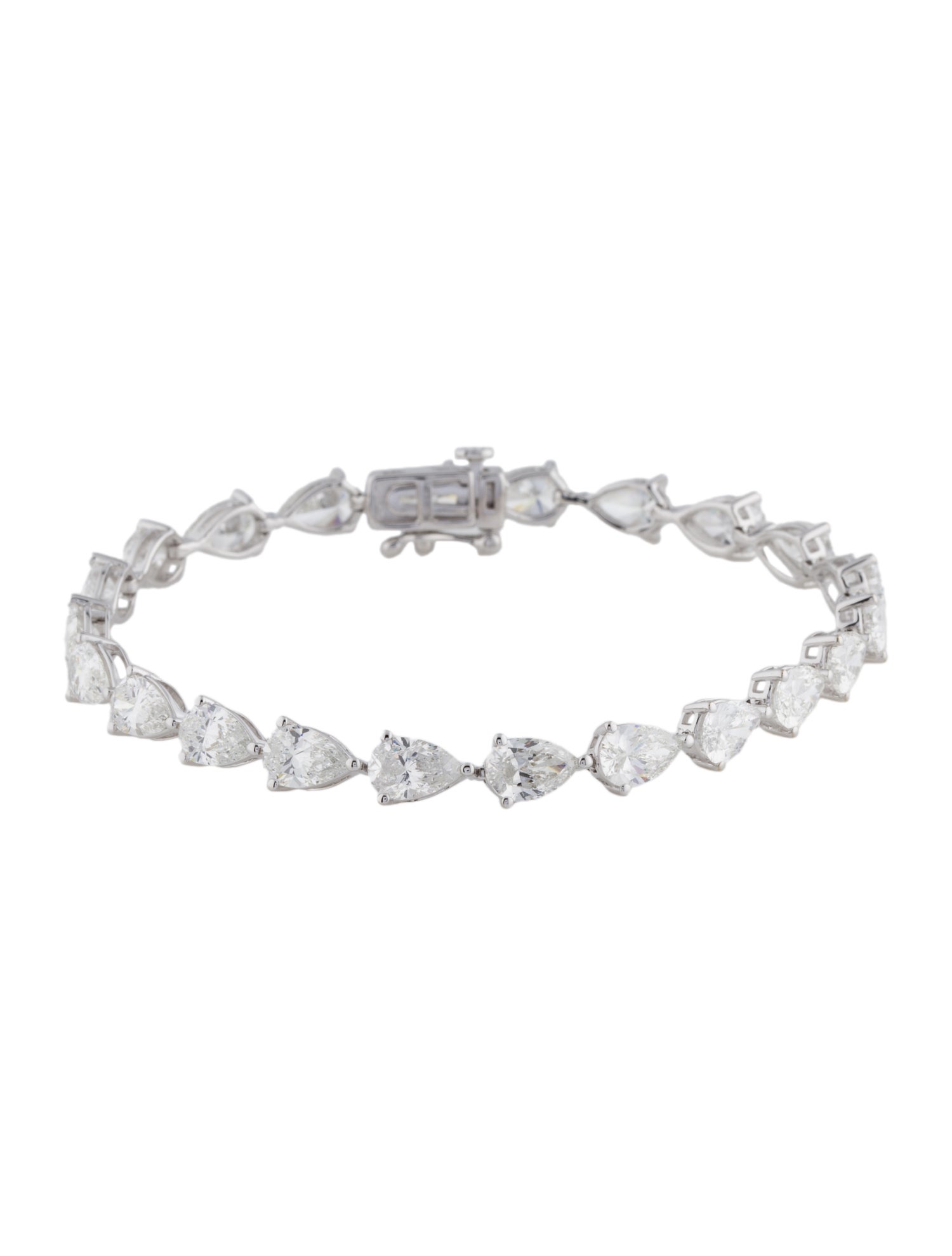 Badgley Mischka 14K 10.25ctw Lab-Grown Diamond Link Bracelet
