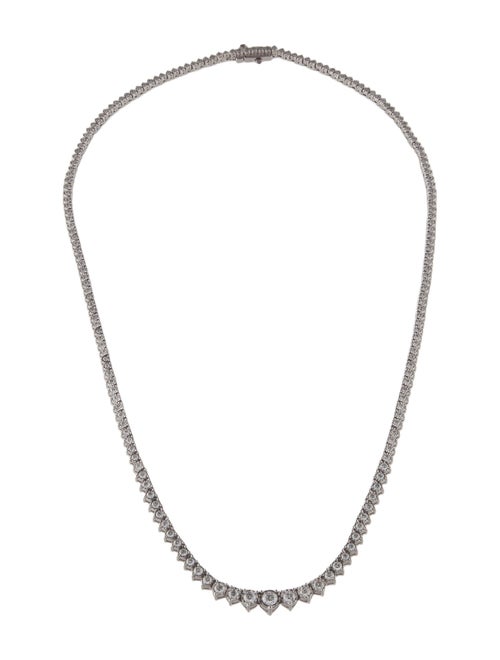 Badgley Mischka 14K 3.00ctw Lab-Grown Diamond Graduated Chain Necklace