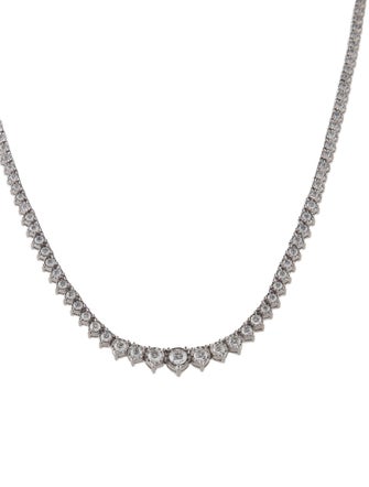 Badgley Mischka 14K 3.00ctw Lab-Grown Diamond Graduated Chain Necklace