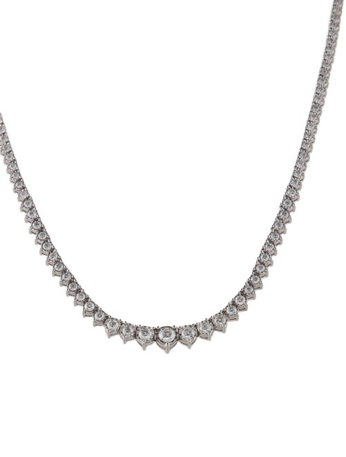 Badgley Mischka 14K 3.00ctw Lab-Grown Diamond Graduated Chain Necklace