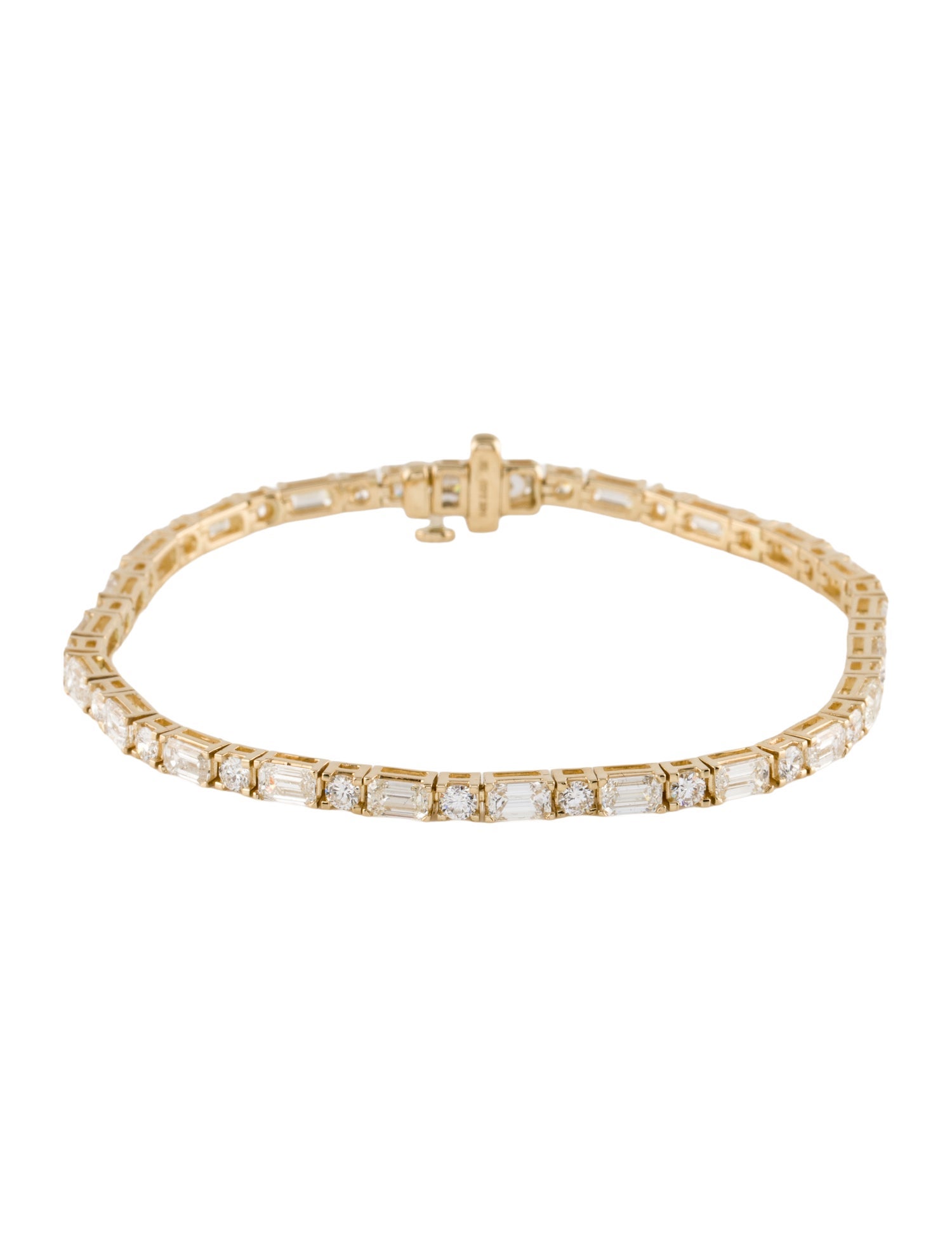Badgley Mischka 14K 6.21ctw Lab-Grown Diamond Bracelet