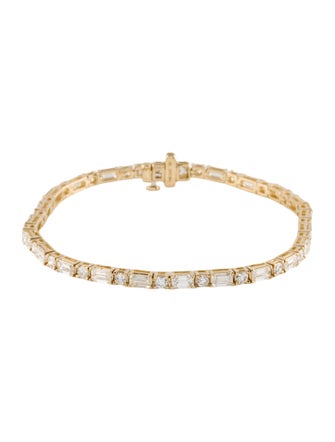 Badgley Mischka 14K 6.21ctw Lab-Grown Diamond Bracelet