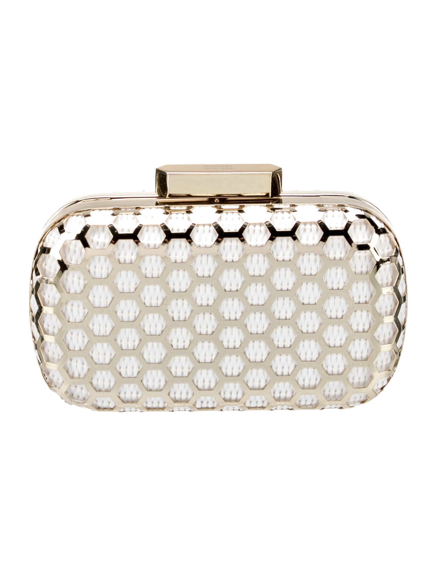 Badgley Mischka Metal Minaudière