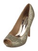 Badgley Mischka Glitter Accents Pumps