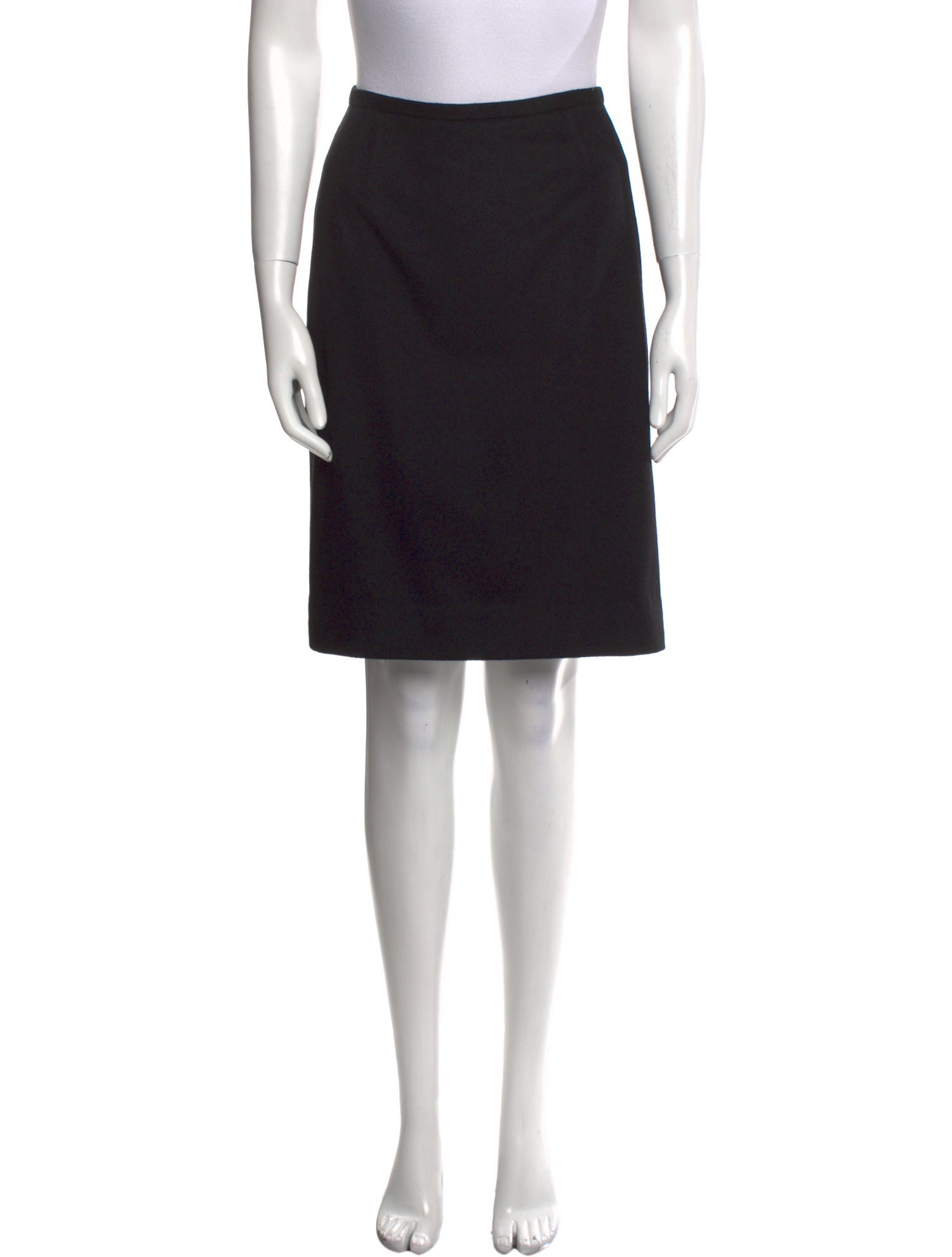 Badgley Mischka Pleated Accents Knee-Length Skirt