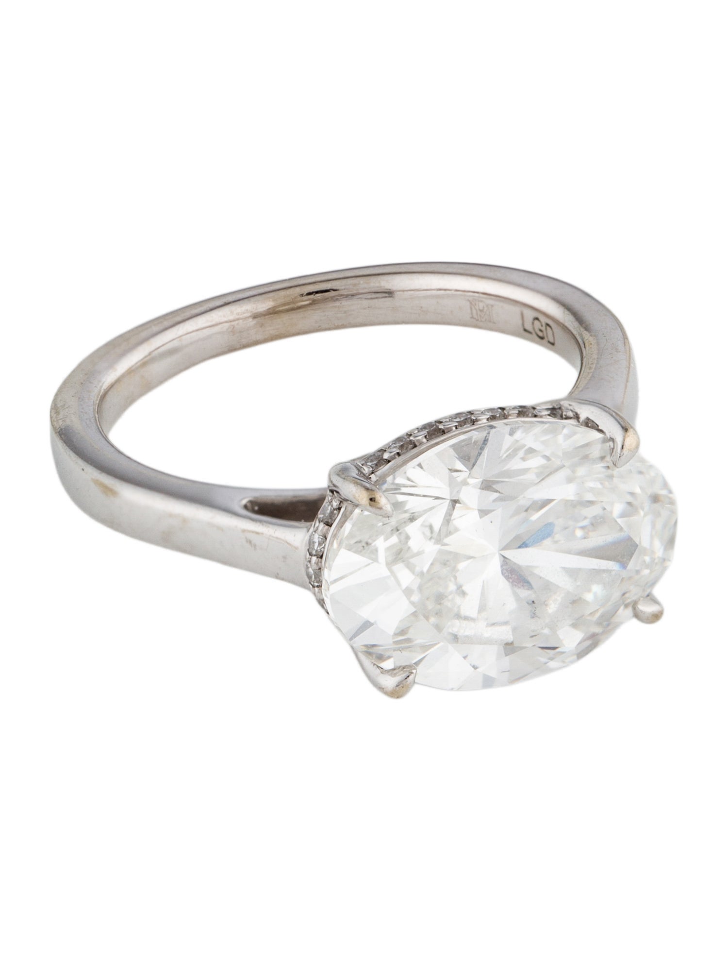 Badgley Mischka 4.01ct Lab-Grown Diamond Engagement Ring