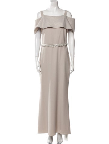 Badgley Mischka Dresses Square Neckline Long Dress XL