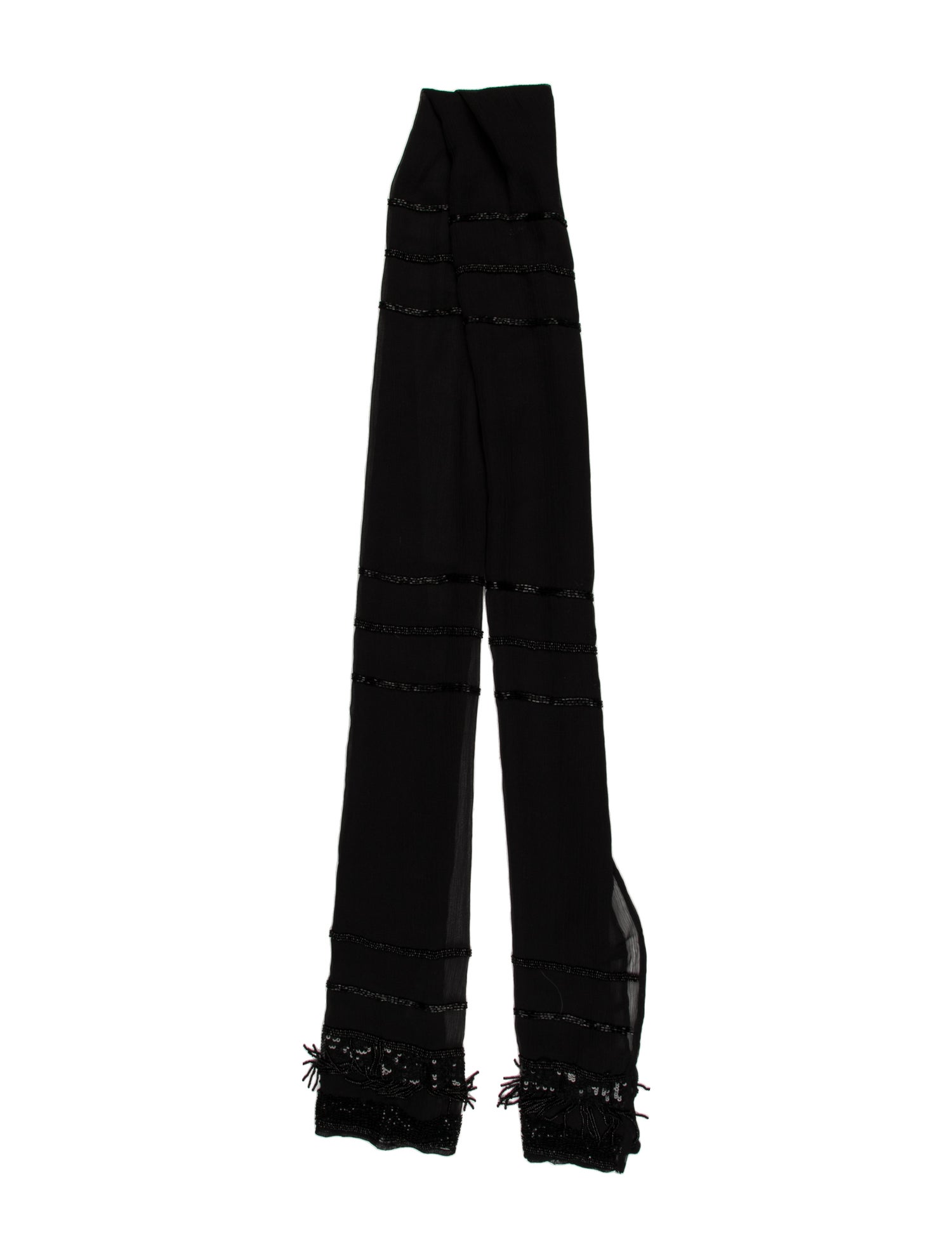 Badgley Mischka Striped Scarf