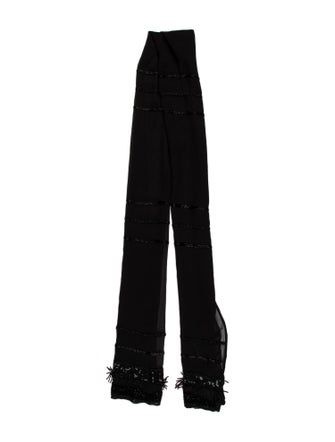 Badgley Mischka Striped Scarf