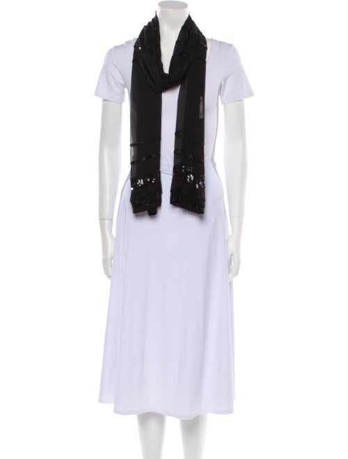 Badgley Mischka Striped Scarf