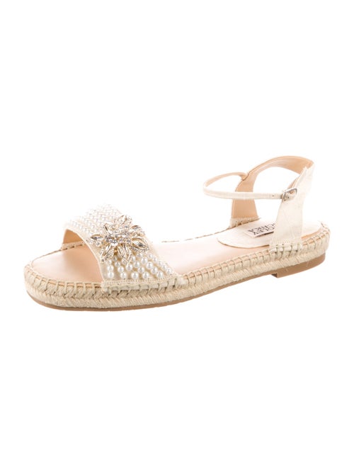 Badgley Mischka Crystal Embellishments Espadrilles