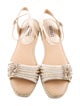 Badgley Mischka Crystal Embellishments Espadrilles