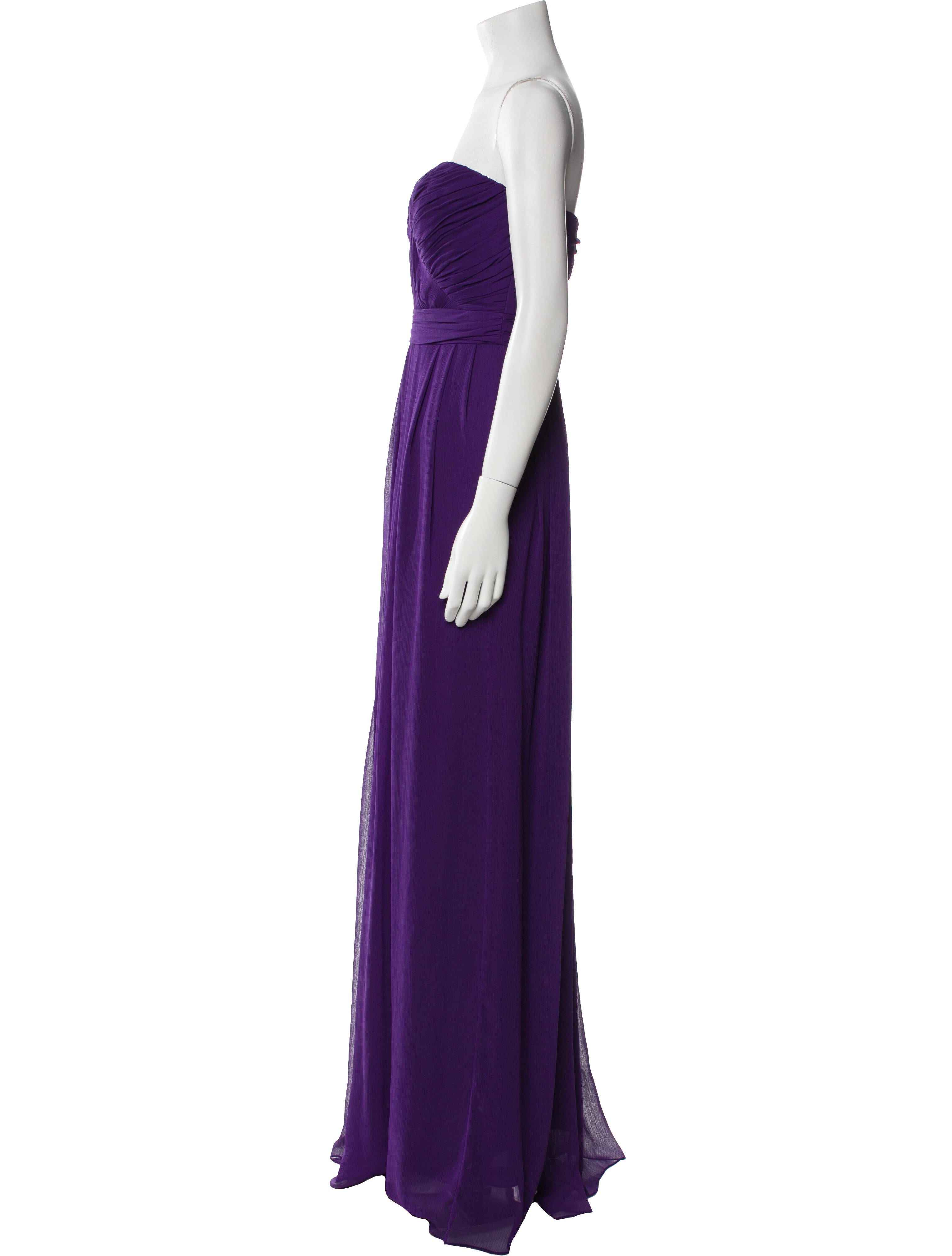 Badgley Mischka Strapless Long Dress