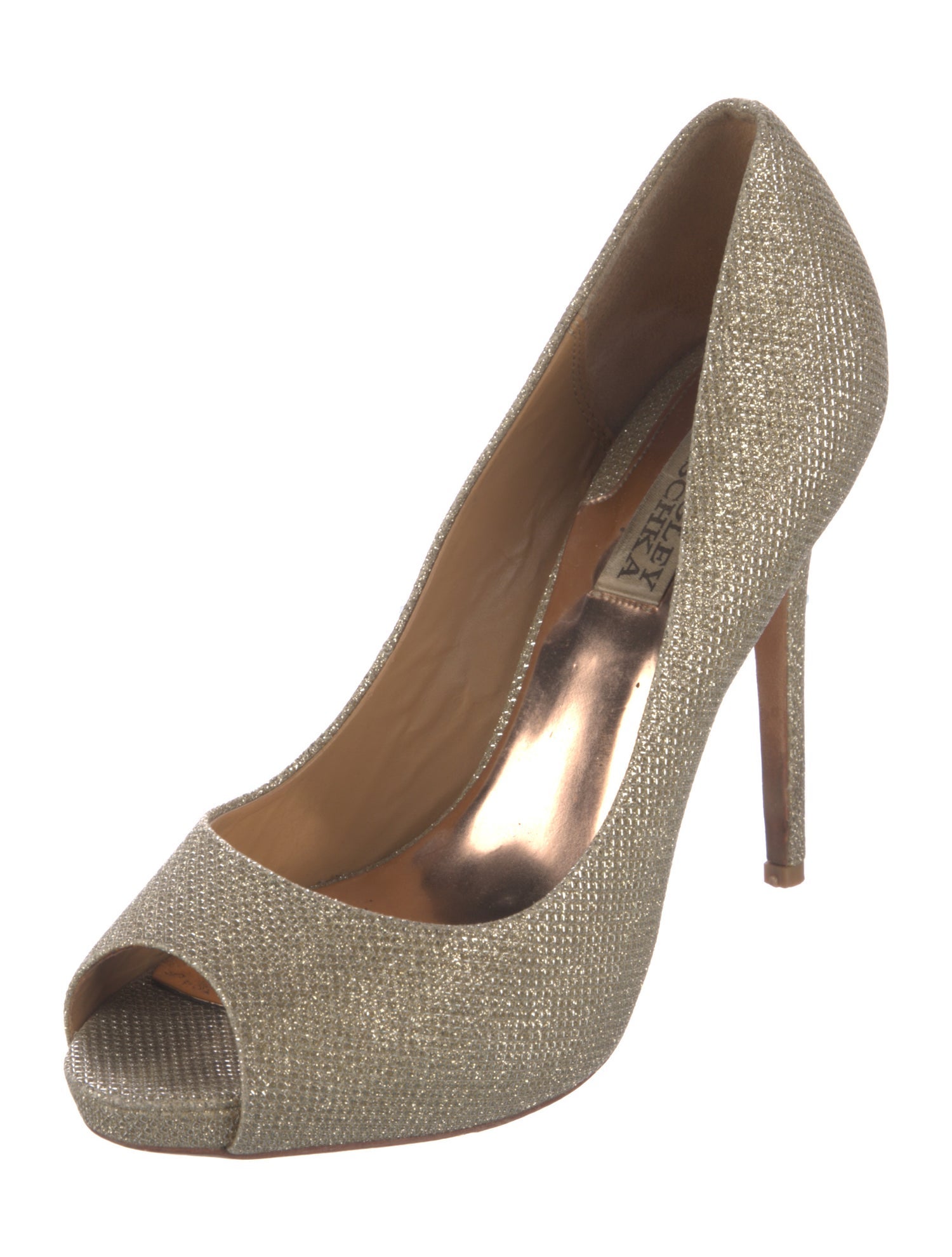 Badgley Mischka Glitter Glitter Accents Pumps