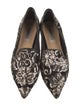 Badgley Mischka Velvet Sequin Embellishments Loafers