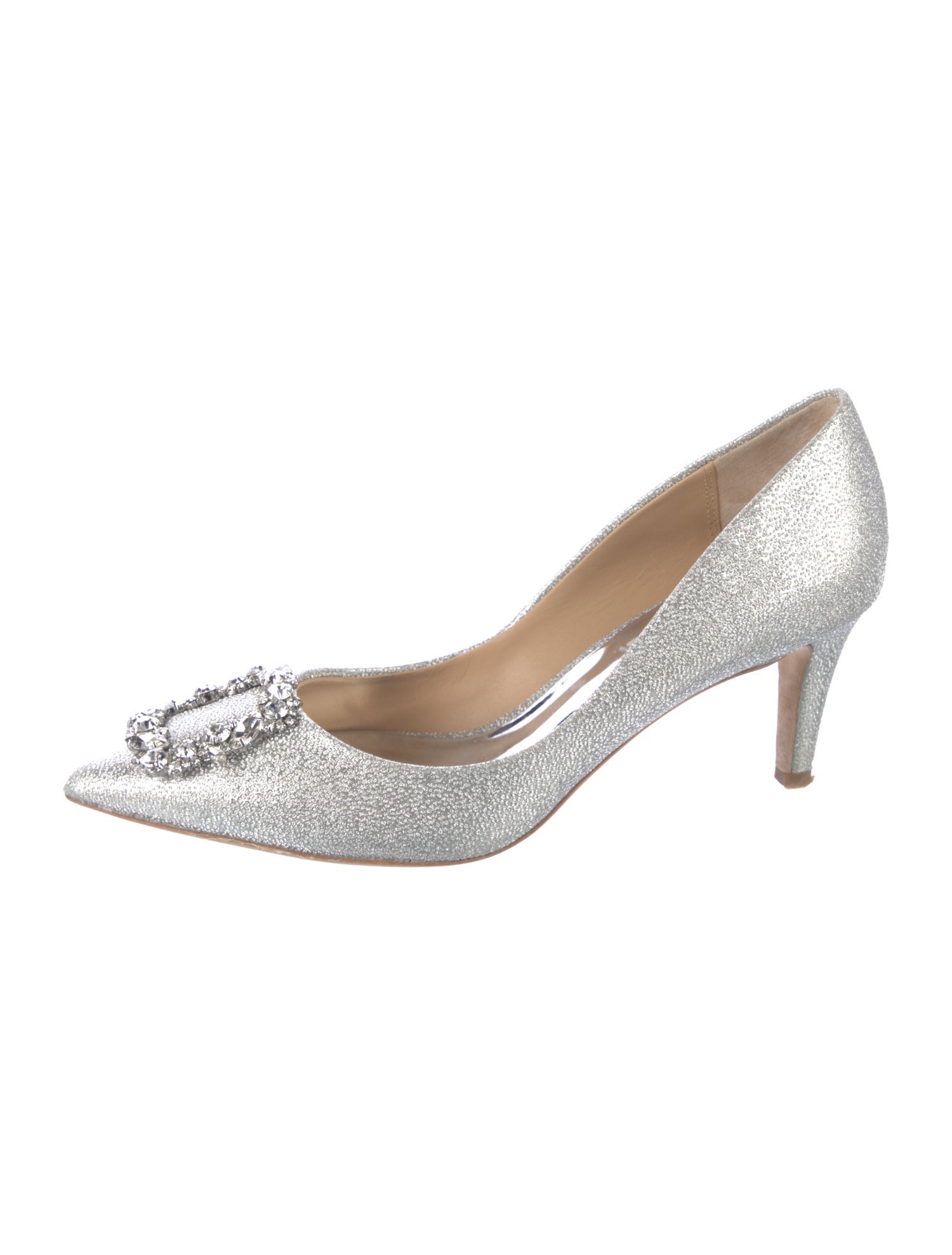 Badgley Mischka Glitter Glitter Accents Pumps