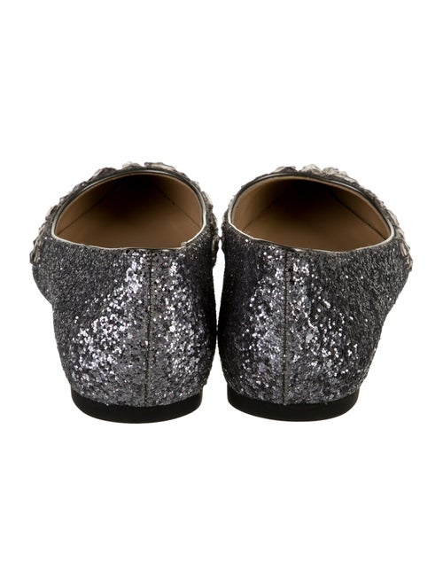 Badgley Mischka Leather Ballet Flats