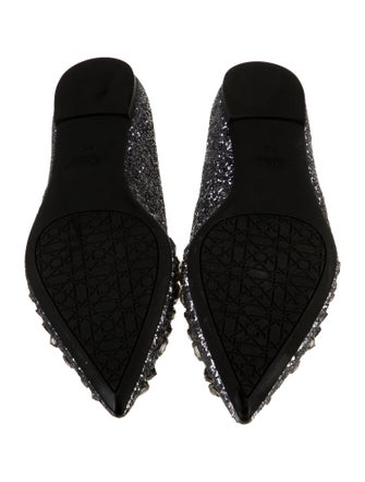 Badgley Mischka Leather Ballet Flats