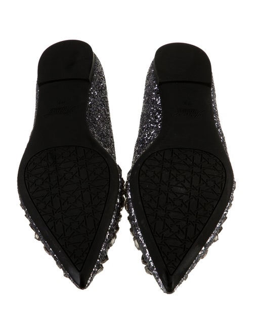 Badgley Mischka Leather Ballet Flats