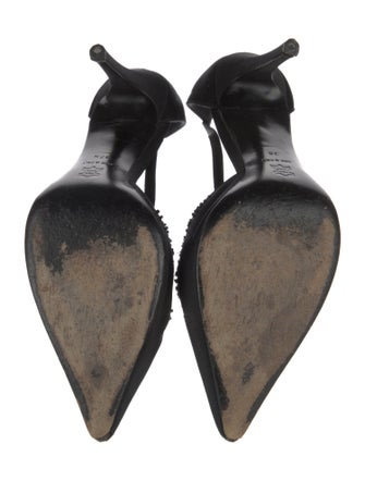 Badgley Mischka Satin D'Orsay Pumps