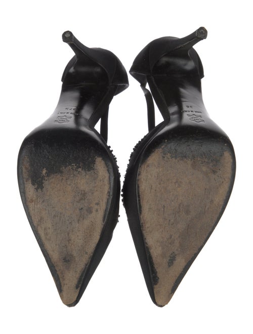 Badgley Mischka Satin D'Orsay Pumps