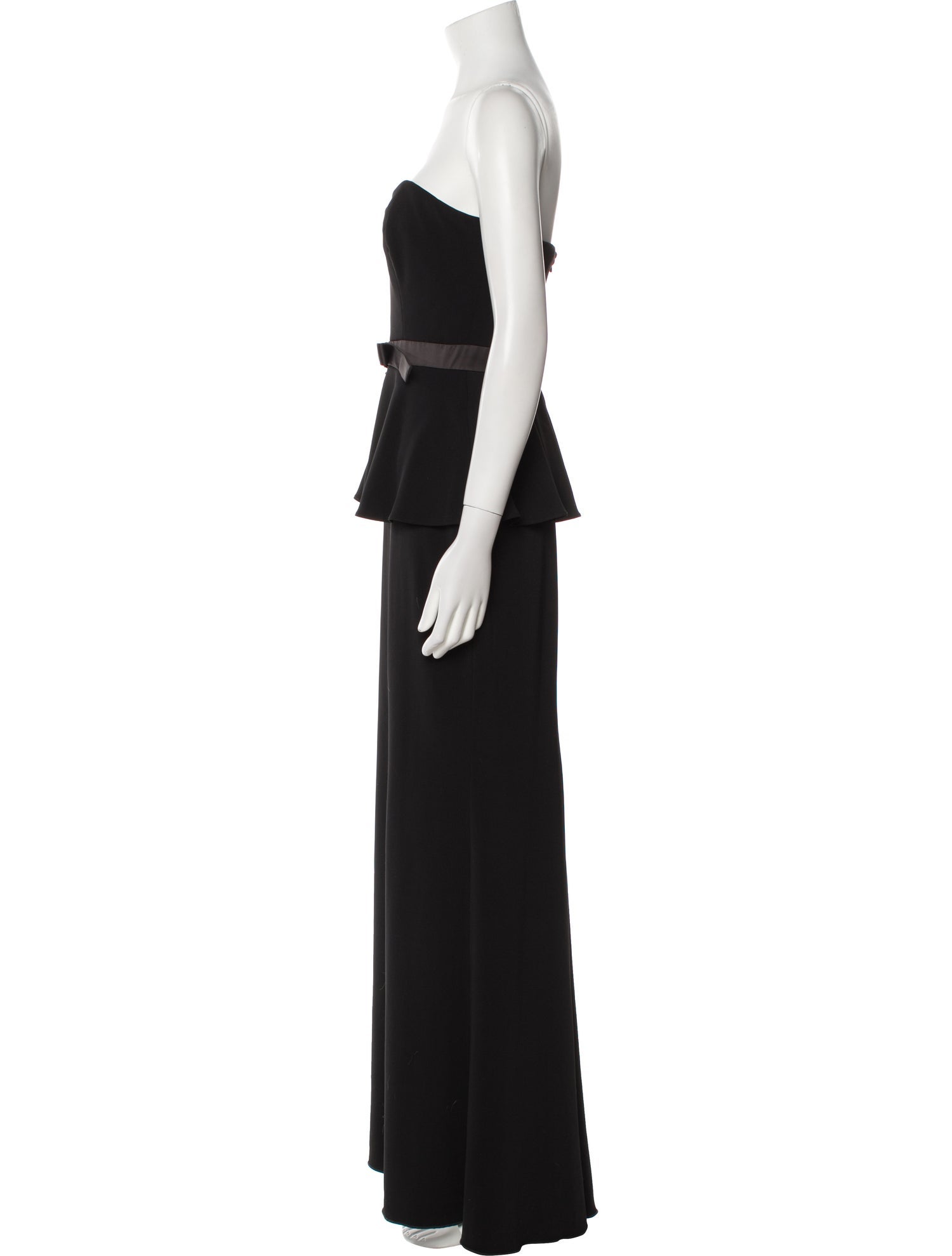 Badgley Mischka Strapless Long Dress