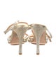 Badgley Mischka Leather T-Strap Sandals