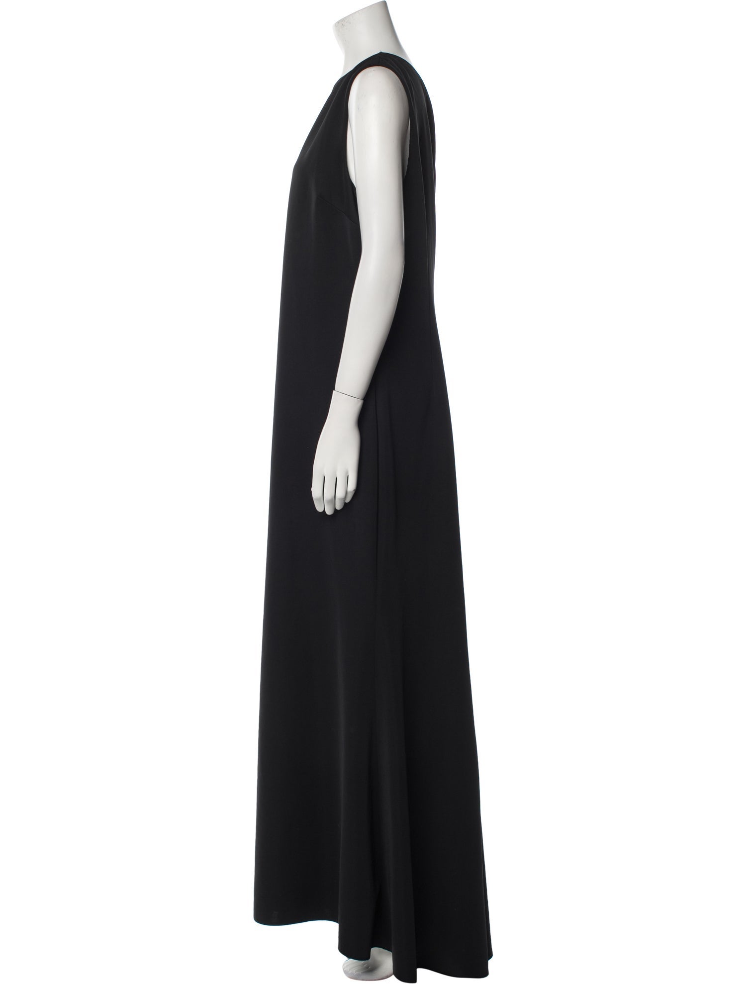 Badgley Mischka One-Shoulder Long Dress