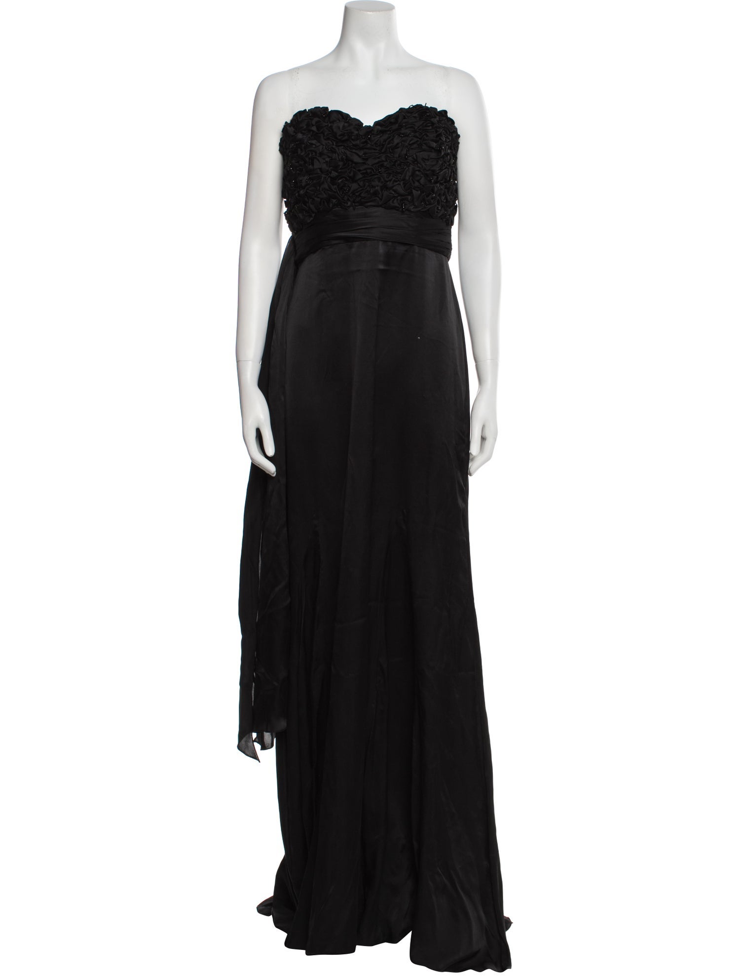 Badgley Mischka Silk Long Dress