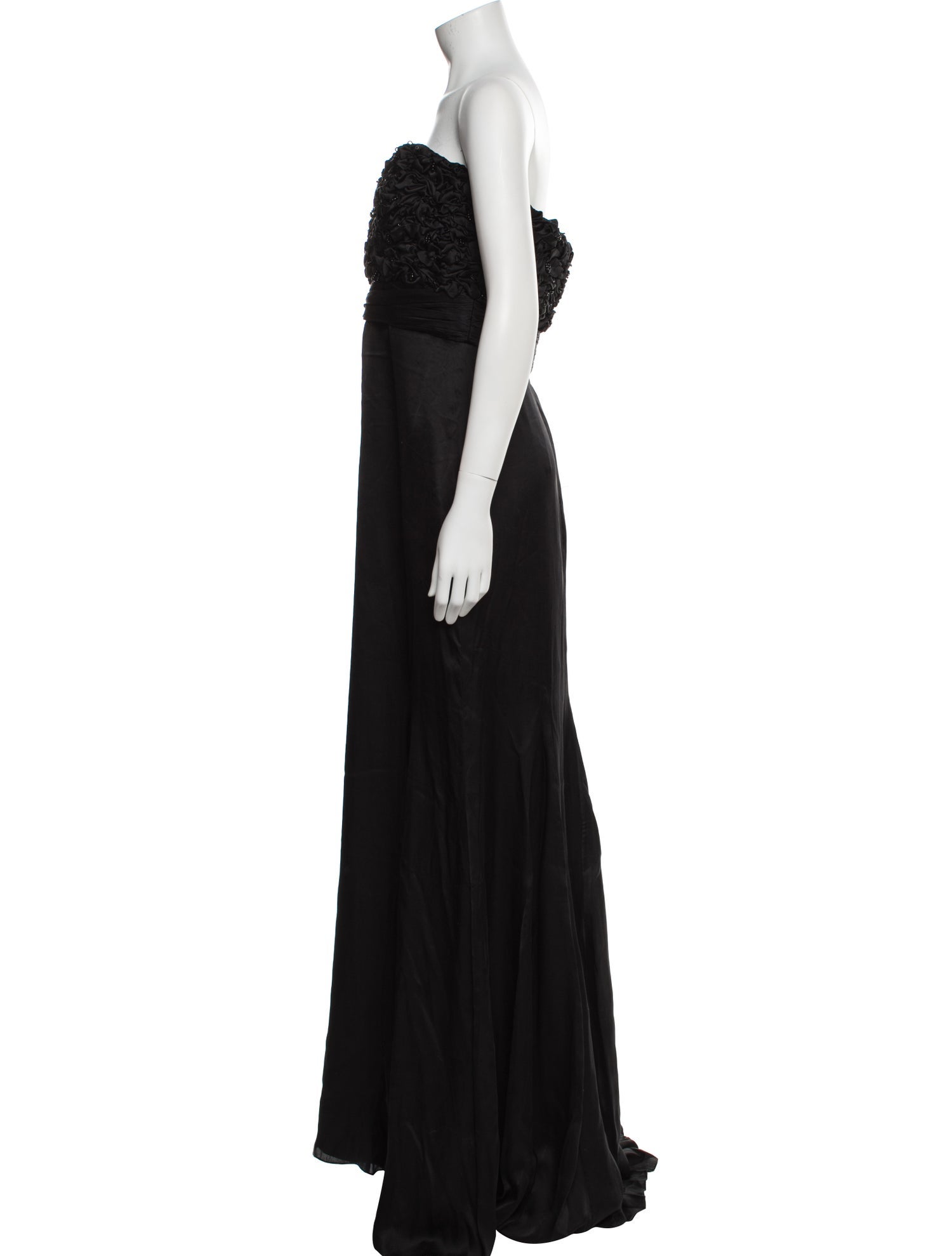 Badgley Mischka Silk Long Dress