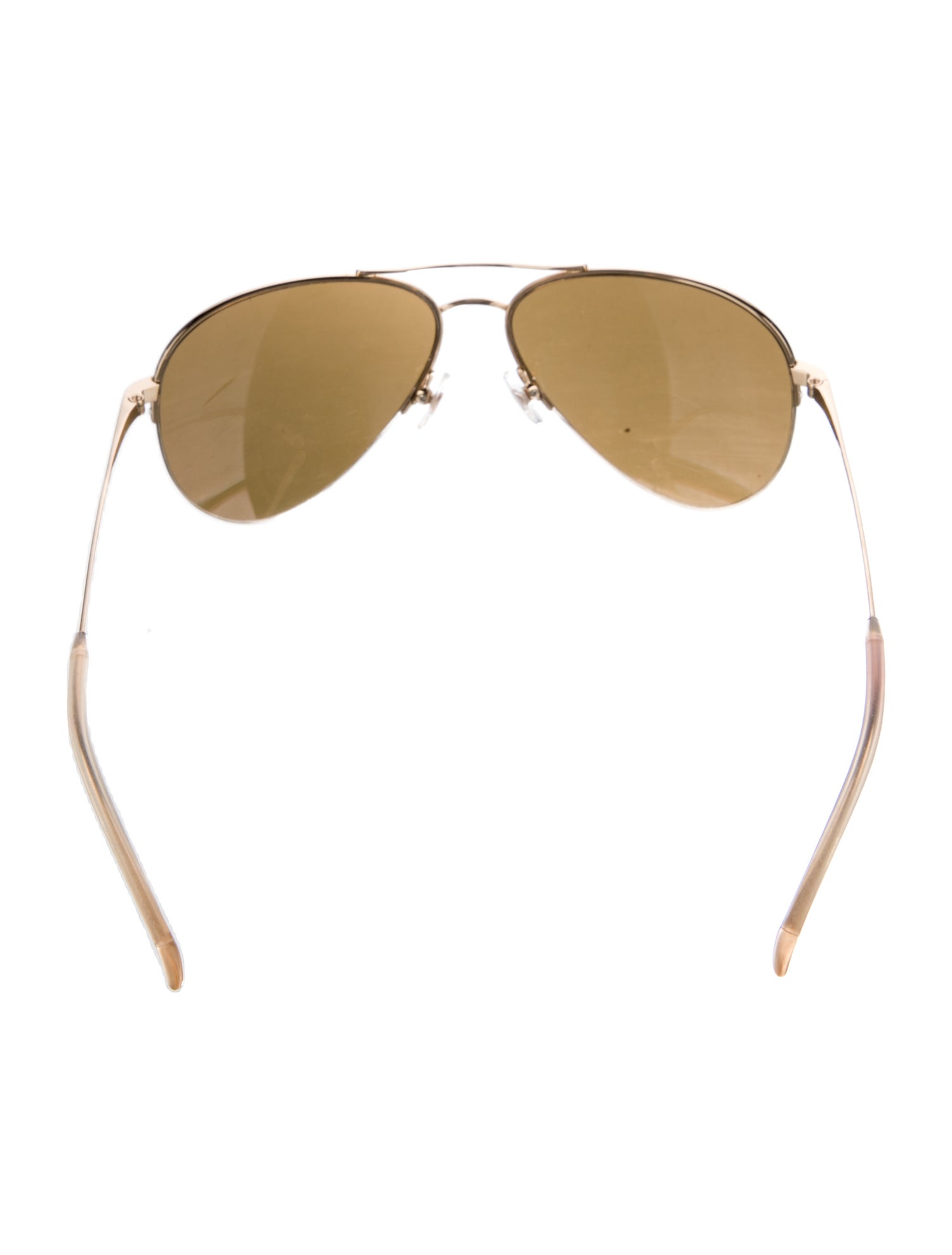 Badgley Mischka Aviator Mirrored Sunglasses