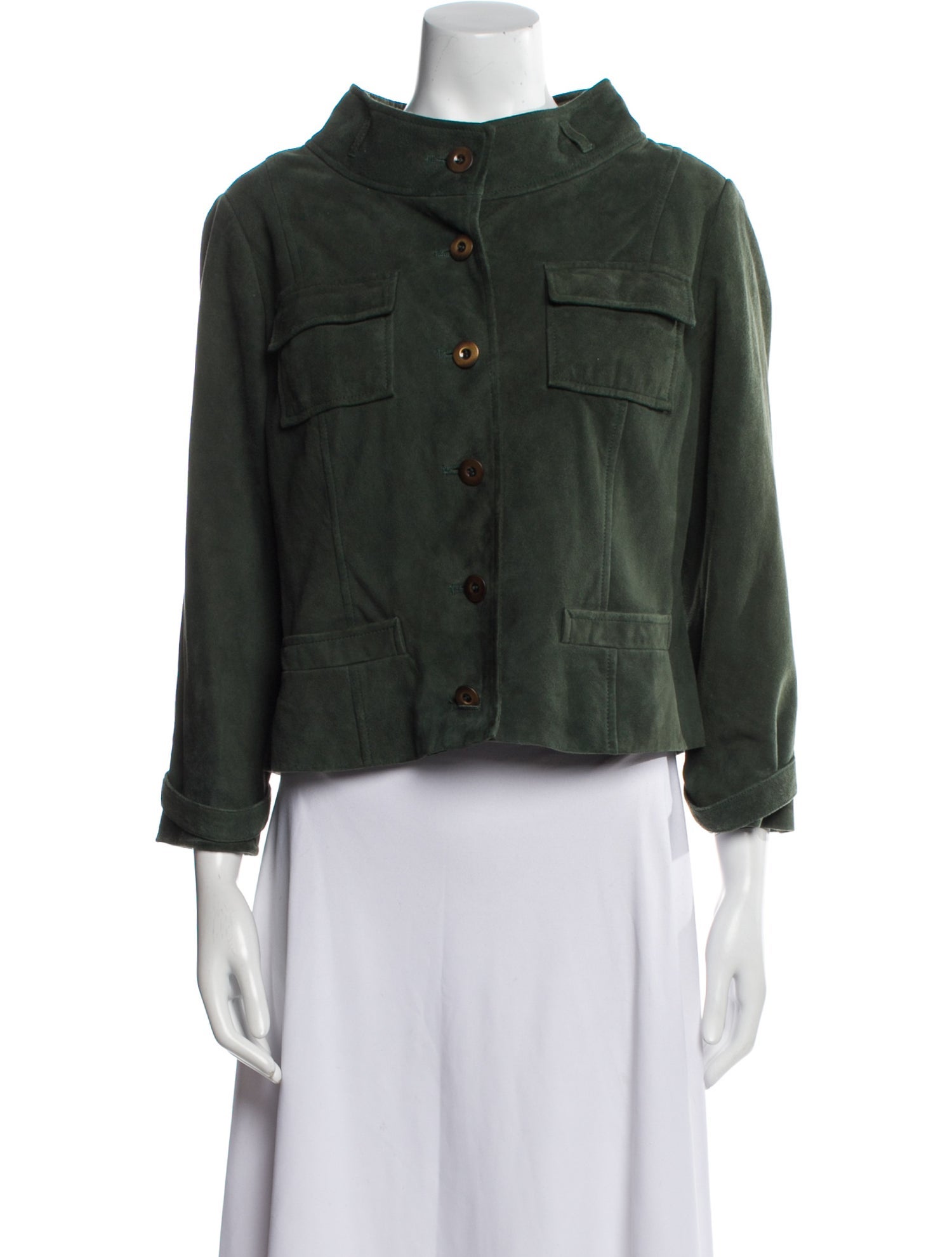 Badgley Mischka Leather Denim Jacket