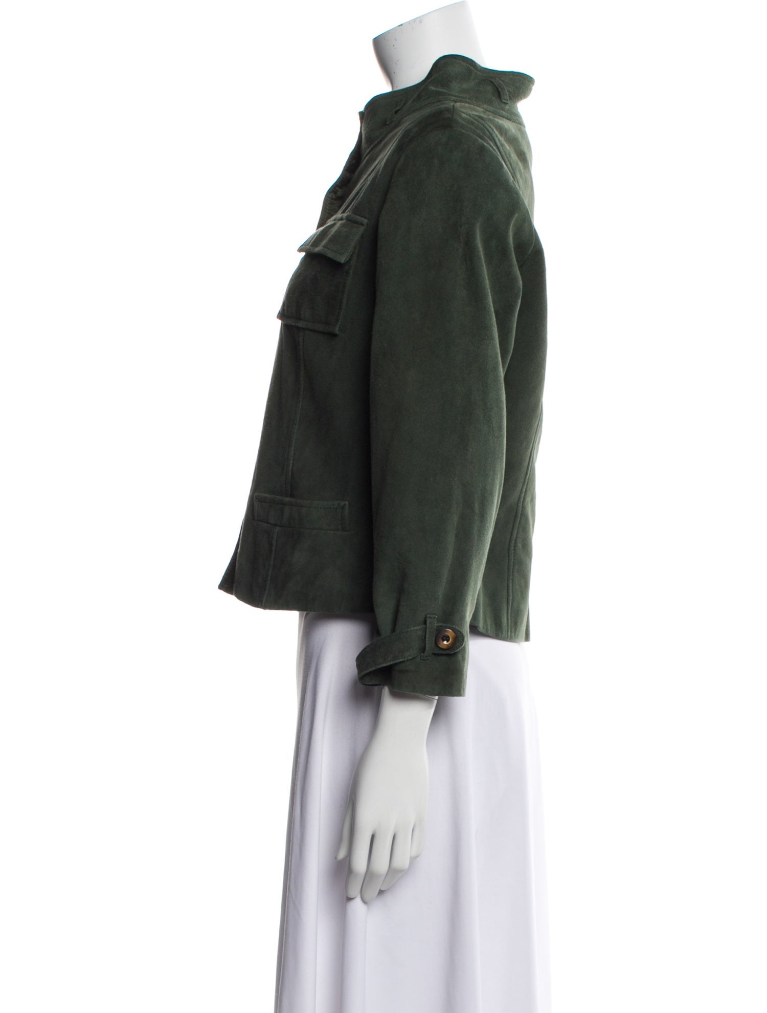 Badgley Mischka Leather Denim Jacket