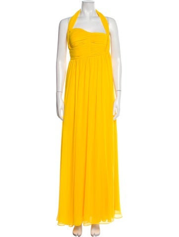 Badgley Mischka Dresses Halterneck Long Dress M