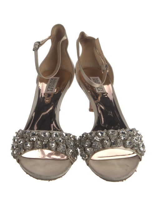 Badgley Mischka Leather Floral Print D'Orsay Pumps