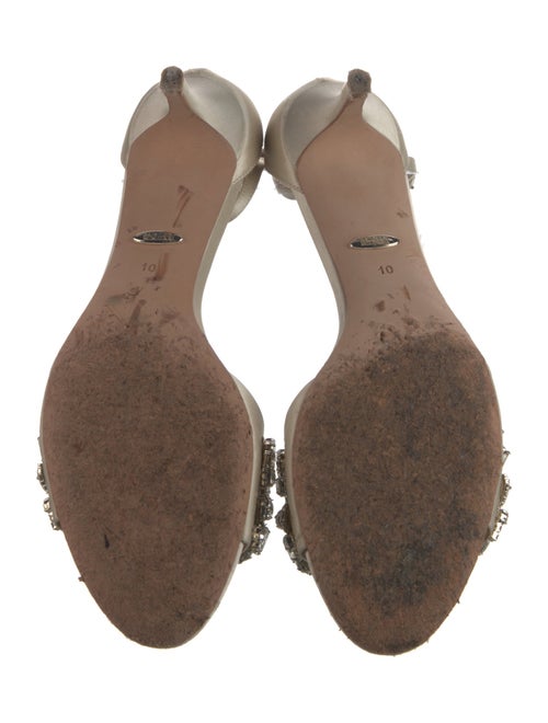 Badgley Mischka Leather Floral Print D'Orsay Pumps