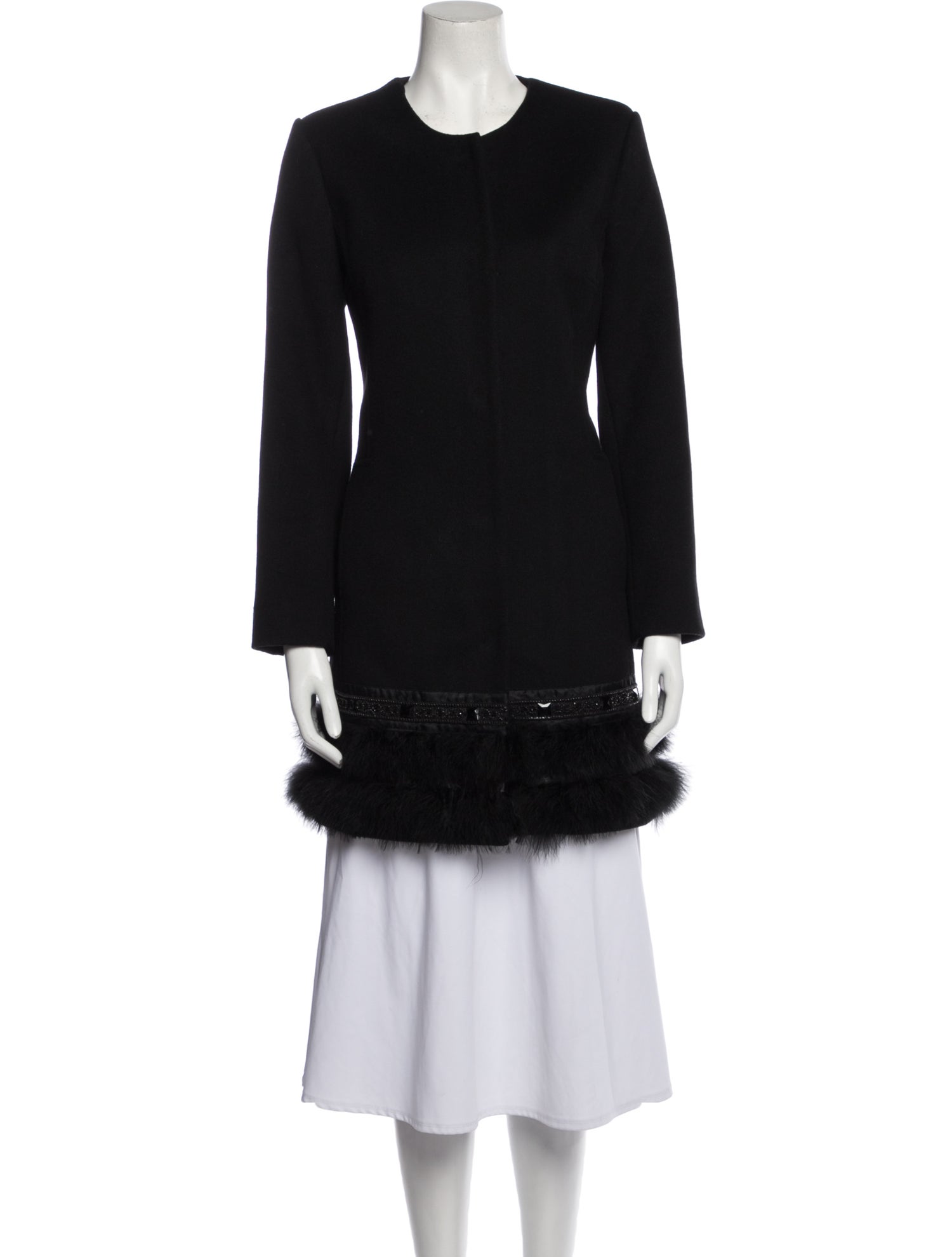 Badgley Mischka Wool Down Coat