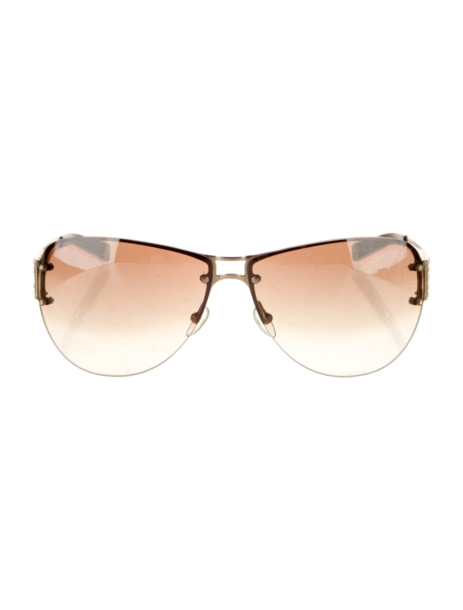 Badgley Mischka Shield Gradient Sunglasses