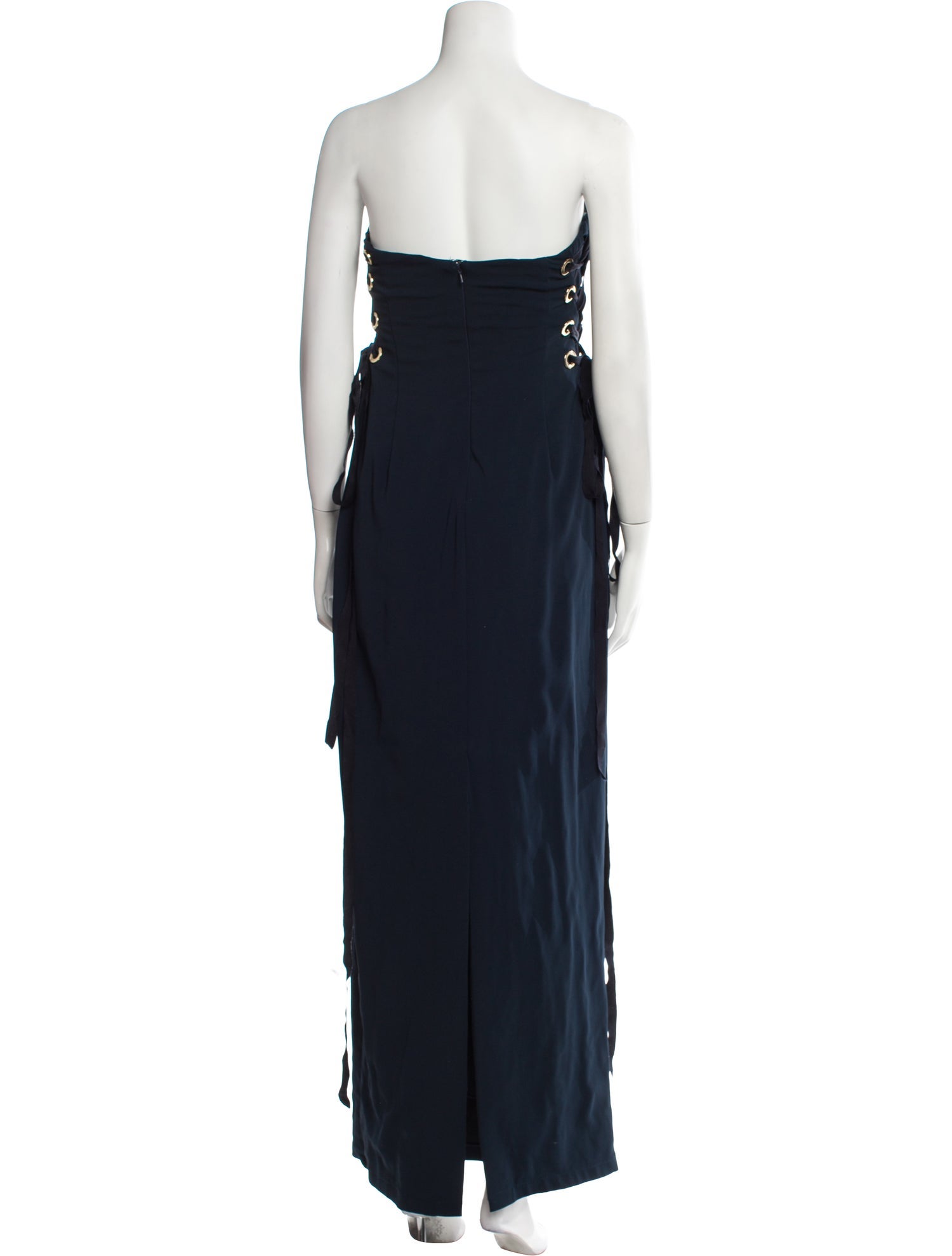 Badgley Mischka Strapless Long Dress