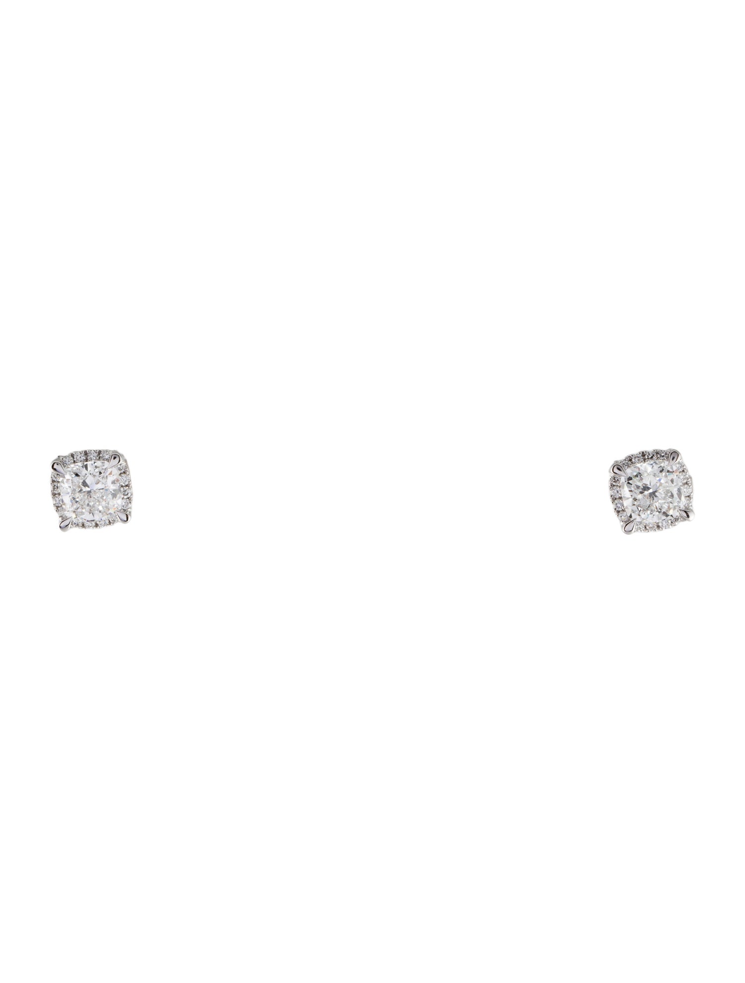 Badgley Mischka 18K 1.95ctw Lab-Grown Stud Earrings